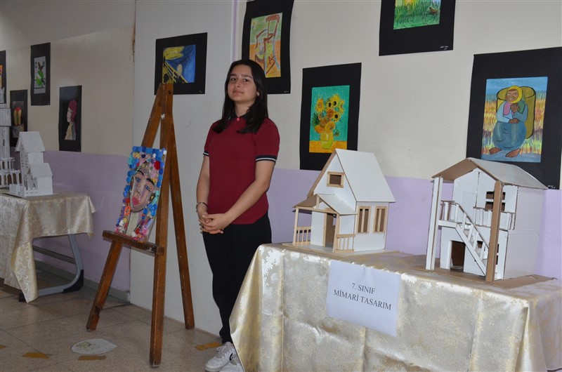 Atatürk Ortaokulu’ndan Sanat Dolu Yıl Sonu Etkinliği