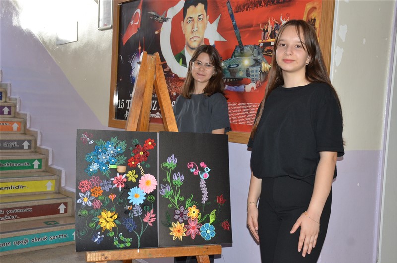 Atatürk Ortaokulu’ndan Sanat Dolu Yıl Sonu Etkinliği