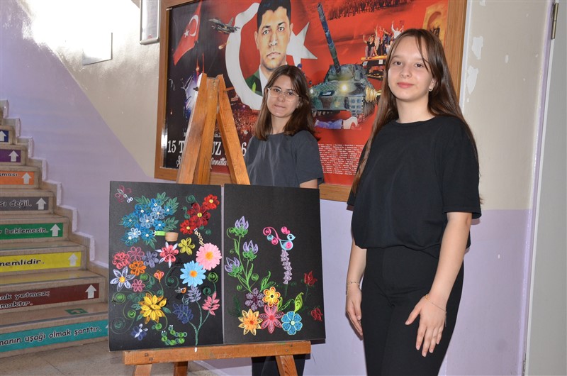 Atatürk Ortaokulu’ndan Sanat Dolu Yıl Sonu Etkinliği