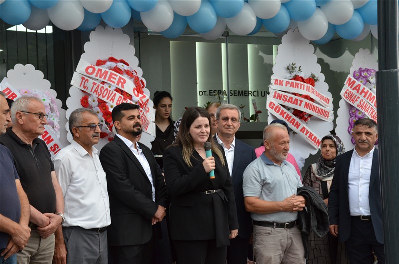 TAŞOVA’DA MODERN DİŞ HEKİMLİĞİ MUAYENEHANESİ HİZMETE AÇILDI
