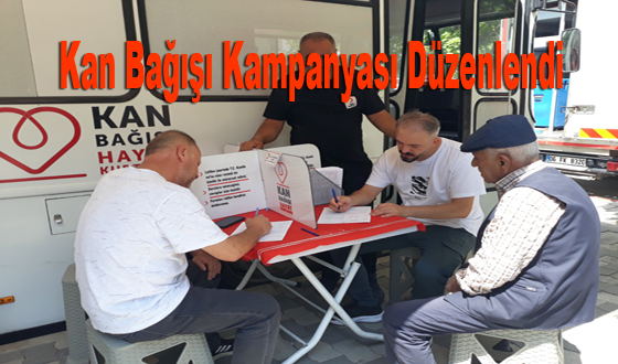 Kan Bağışı Kampanyası Düzenlendi