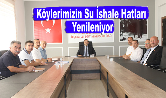 Köylerimizin Su İshale Hatları Yenileniyor