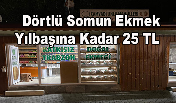    Dörtlü Somun Ekmek Yılbaşına Kadar 25 TL