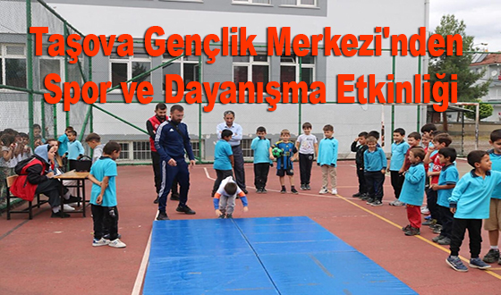 Taşova Gençlik Merkezi'nden Spor ve Dayanışma Etkinliği