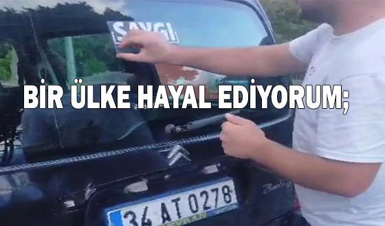 BİR ÜLKE HAYAL EDİYORUM;