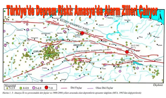 Türkiye'de Deprem Riski: Amasya'da Alarm Zilleri Çalıyor