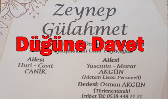 Düğüne Davet 