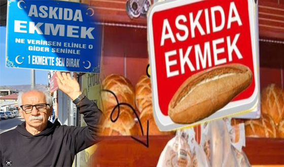 Fırıncıların tek isteği; “ASKIDAKİ EKMEĞİ sadece İHTİYACI olanlar alsın”