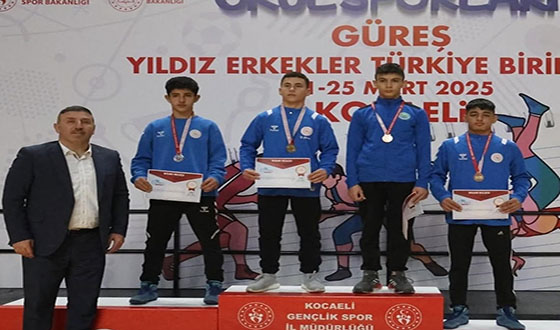 TÜRKİYE ÜÇÜNCÜSÜ OLDULAR..