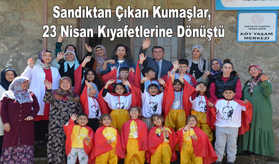 Sandıktan Çıkan Kumaşlar, 23 Nisan Kıyafetlerine Dönüştü
