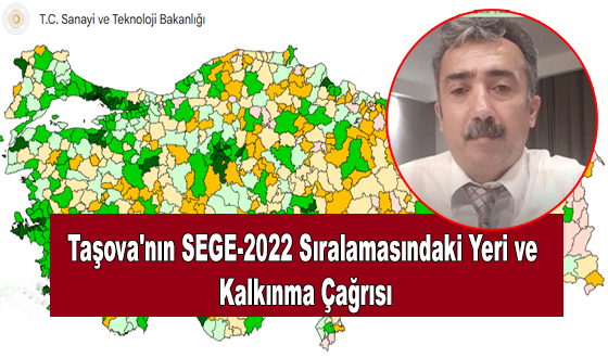 Taşova'nın SEGE-2022 Sıralamasındaki Yeri ve Kalkınma Çağrısı