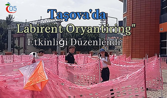 Taşova'da Gençler Oryantiring ile Hem Öğrendi Hem Eğlendi