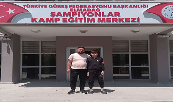Genç Güreşçimiz Bilal Ömer, Elmadağ Şampiyonlar Kampında