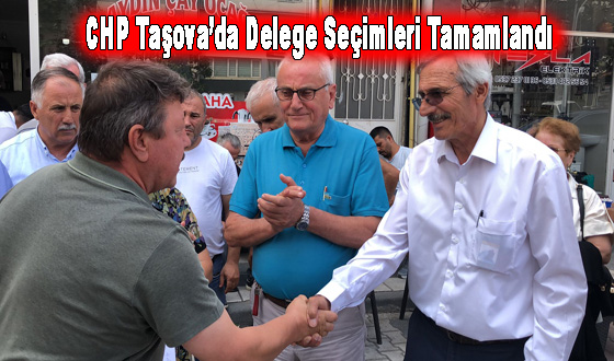CHP Taşova’da Delege Seçimleri Tamamlandı