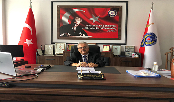 Taşova’nın Yeni Emniyet Müdürü Ekrem Koçak Görevine Başladı