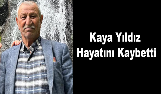 Kaya Yıldız Hayatını Kaybetti