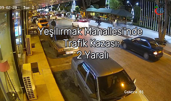 Yeşilırmak Mahallesi'nde Trafik Kazası: 2 Yaralı
