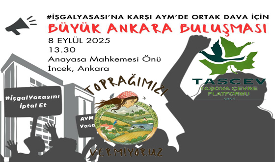 Toprağımızı Vermiyoruz Grubu Bileşenlerinden Ortak Çağrı: 