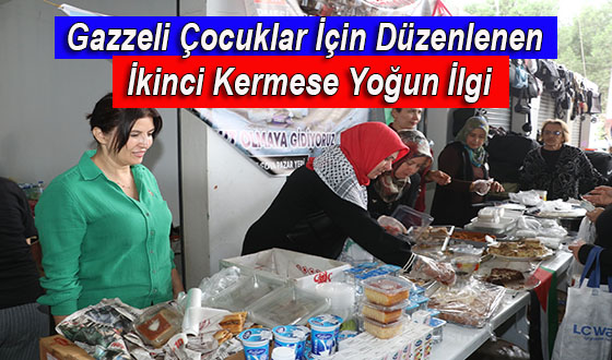 Gazzeli Çocuklar İçin Düzenlenen İkinci Kermese Yoğun İlgi