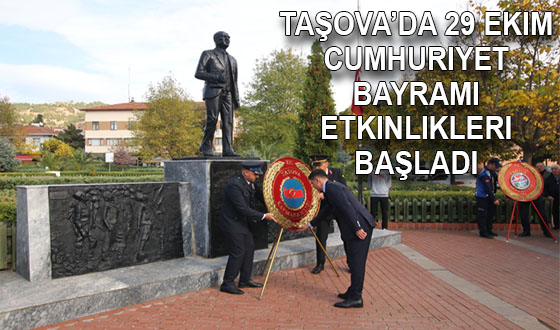 Taşova’da 29 Ekim Cumhuriyet Bayramı Etkinlikleri Başladı