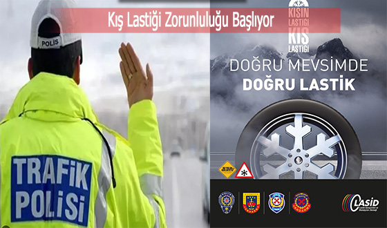 Kış Lastiği Zorunluluğu Başlıyor