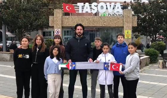 Taşovalı Çocuklardan Gazze’deki Yaşıtlarına Mektup ve Harçlık Desteği