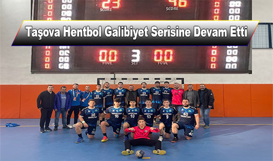 Taşova Hentbol Galibiyet Serisine Trabzon’da Devam Etti