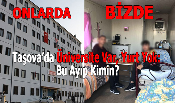 Taşova’da Üniversite Var, Yurt Yok: Bu Ayıp Kimin?