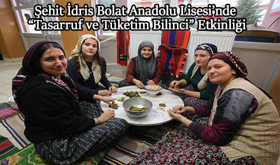 Şehit İdris Bolat Anadolu Lisesi’nde “Tasarruf ve Tüketim Bilinci” Etkinliği
