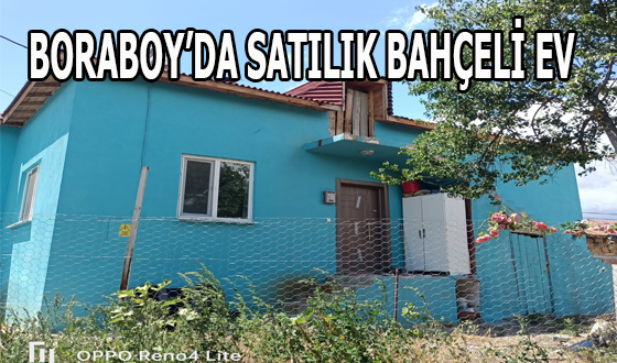 BORABOY’DA SATILIK BAHÇELİ EV