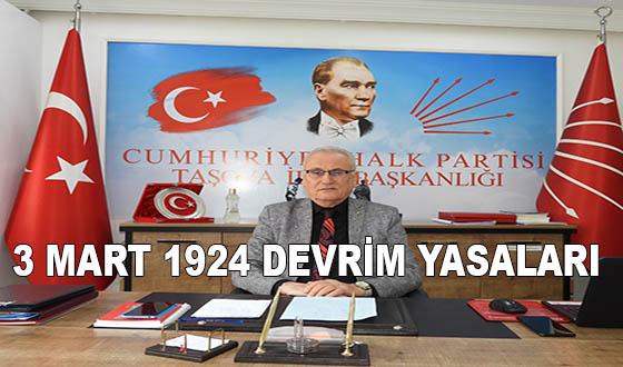 3 MART 1924 DEVRİM YASALARI  