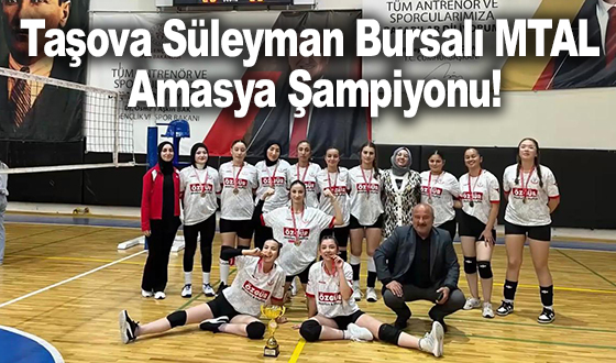 Taşova Süleyman Bursalı MTAL Amasya Şampiyonu!