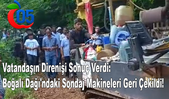 Vatandaşın Direnişi Sonuç Verdi: Boğalı Dağı'ndaki Sondaj Makineleri Geri Çekildi!