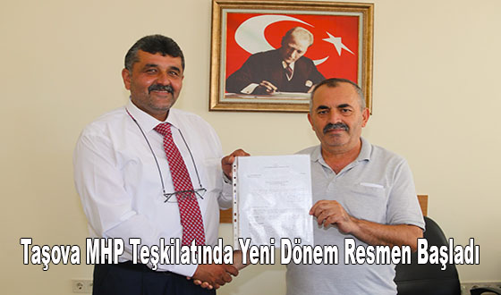 Taşova MHP Teşkilatında Yeni Dönem Resmen Başladı