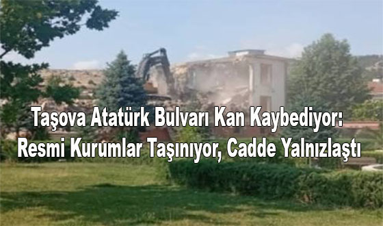 Taşova Atatürk Bulvarı Kan Kaybediyor: Resmi Kurumlar Taşınıyor, Cadde Yalnızlaştı