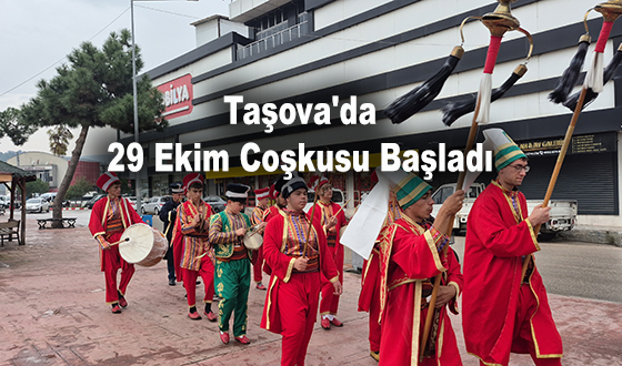 Taşova'da 29 Ekim Coşkusu Başladı 