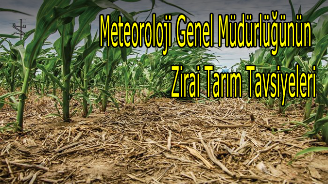 Meteoroloji Genel Müdürlüğünün Zirai Tarım Tavsiyeleri
