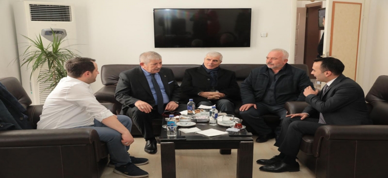 Amasya Belediye Başkanı Sarı'dan,Kaymakam Çelik'e Ziyaret