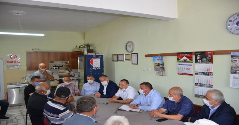 CHP Amasya Milletvekili Tuncer, Destek Köyünde Doludan Zarar Gören Köylüleri Ziyaret Etti