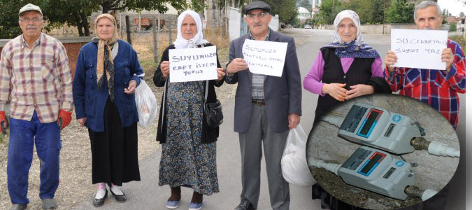 Destek Köyü Ön Ödemeli Su Sayacı İstemiyor..