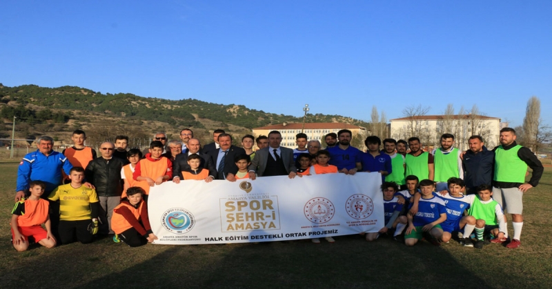 Spor Şehri Amasya Projesi Kapsamında Taşova'ya Ziyaret