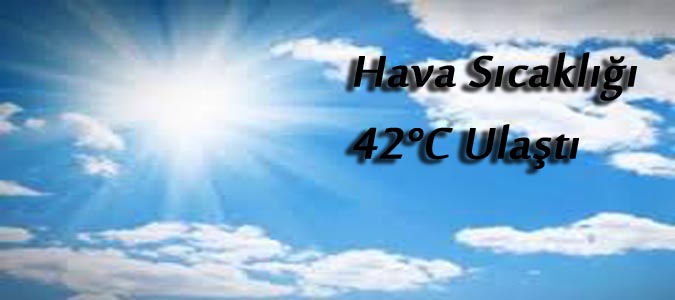 Taşova da Sıcaklık 42 Dereceyi Buldu..