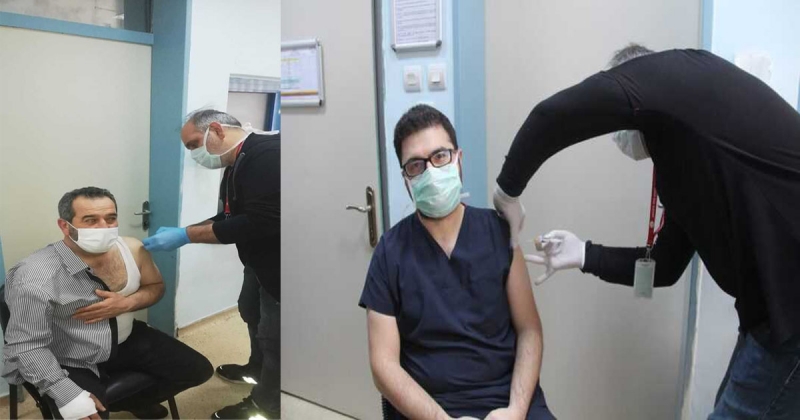Taşova'da Sağlık Personeline Koronavirüs Aşıları Yapılmaya Başlandı