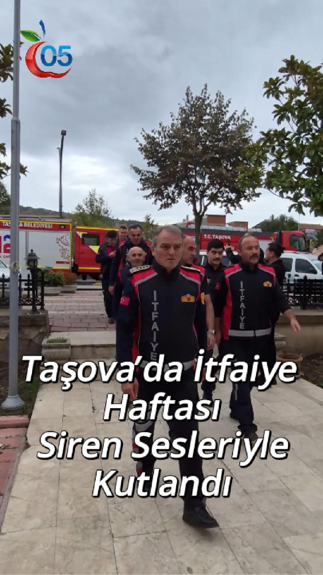 Taşova’da İtfaiye Haftası Siren Sesleriyle Kutlandı @taşova