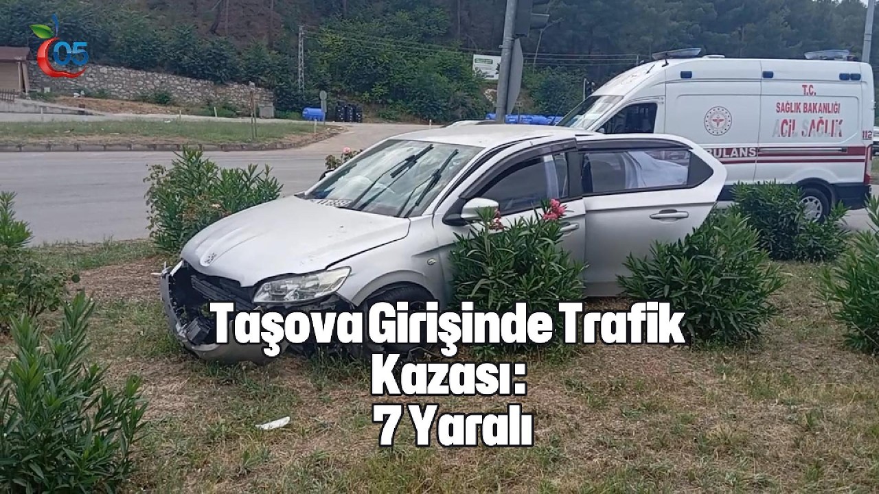 Taşova Girişinde Trafik Kazası: 7 Yaralı